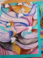 Foulard en soie – La Danse des Rubans