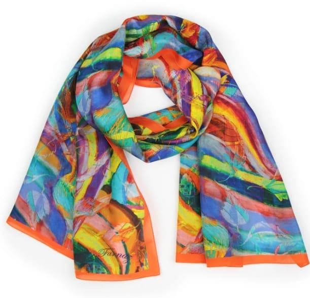 Foulard en soie – Arbre de Vie