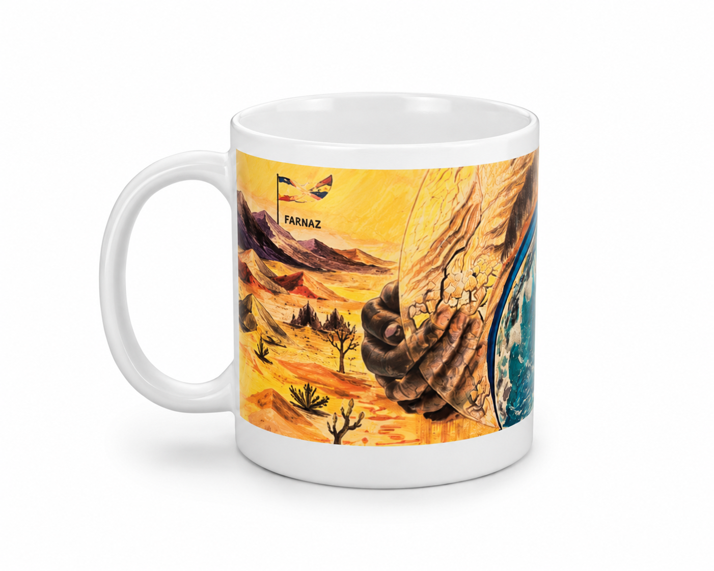 Mug : Le changement climatique Farnaz
