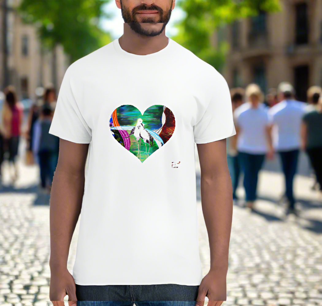 T-shirt - l'amour universel - cœur