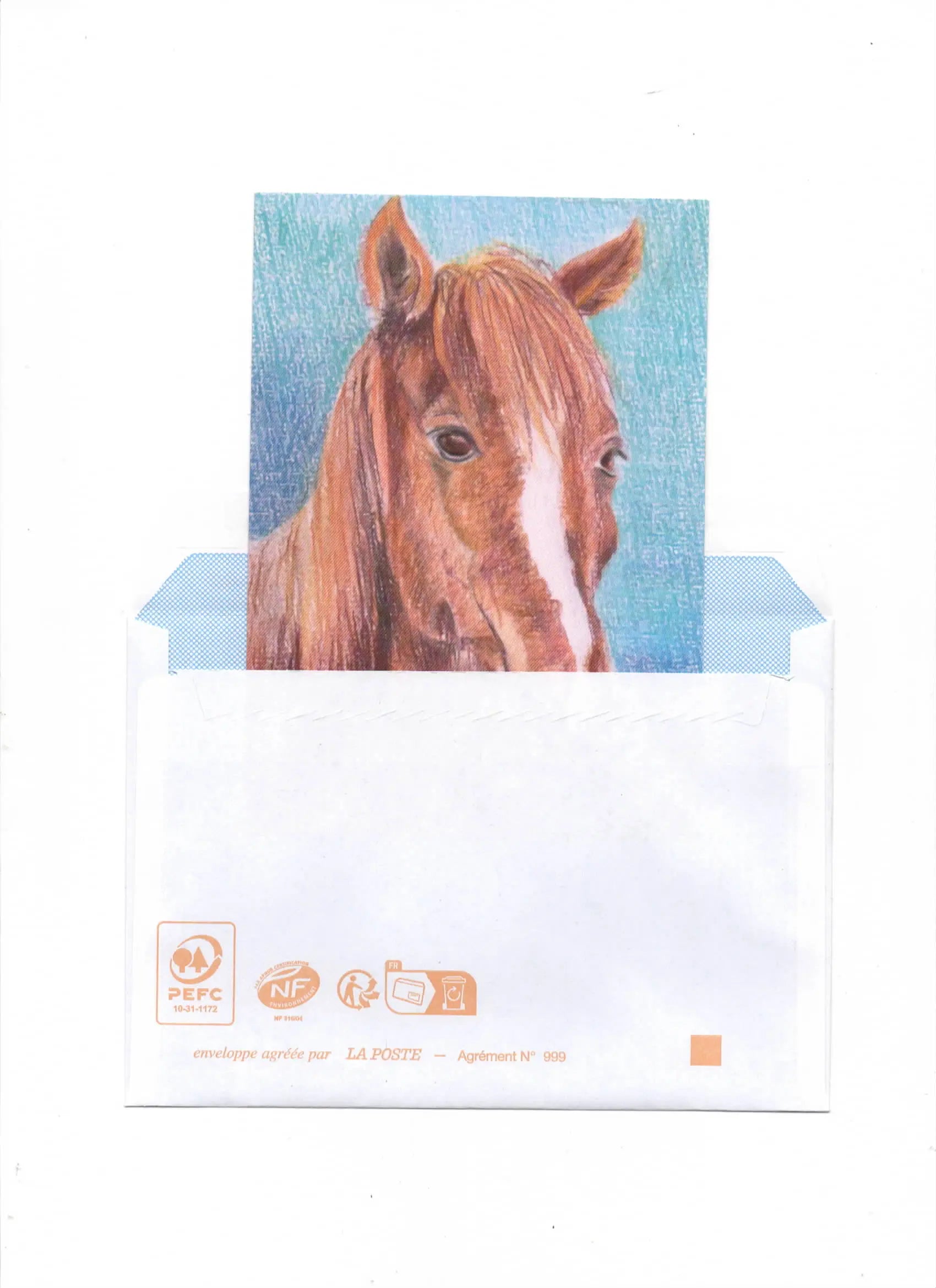 Carte postale : Le Cheval Farnaz