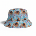 Chapeau Les Poussins et le Chat – Fond blanc