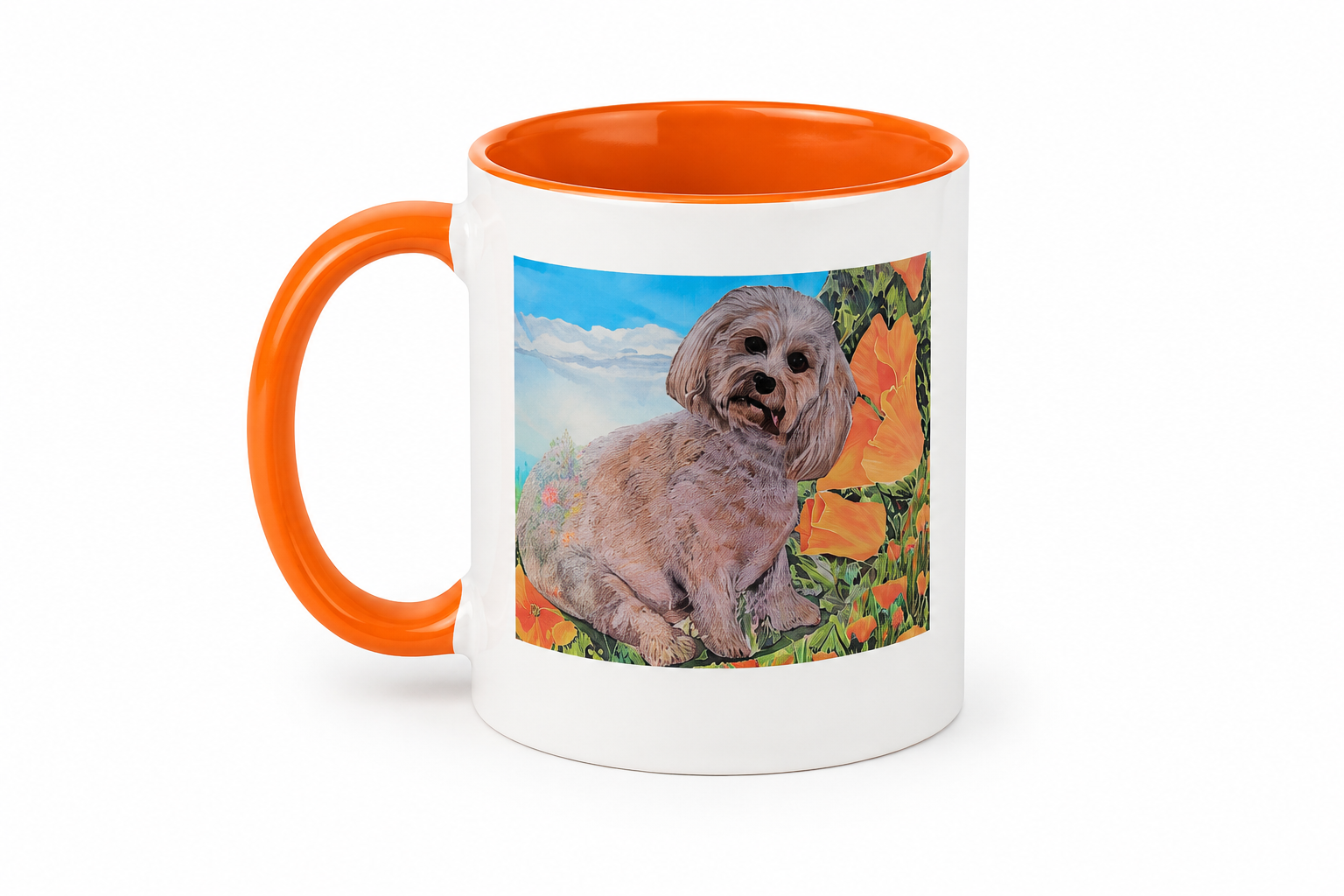 Mug : Le chien orange Farnaz