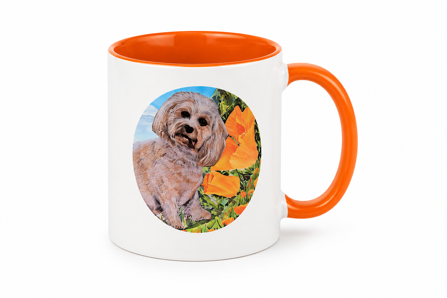 Mug : Le chien orange Farnaz