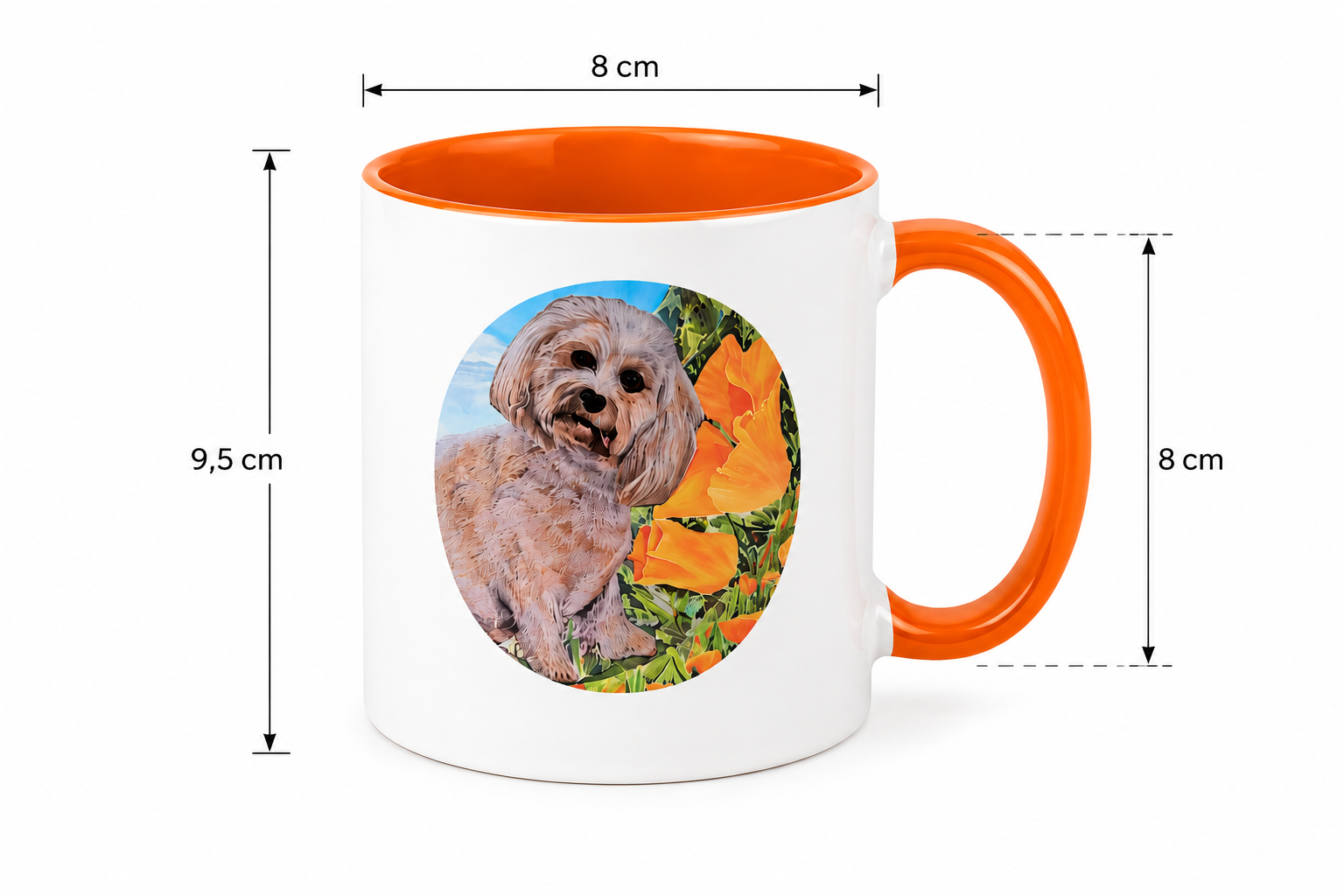 Mug : Le chien orange Farnaz