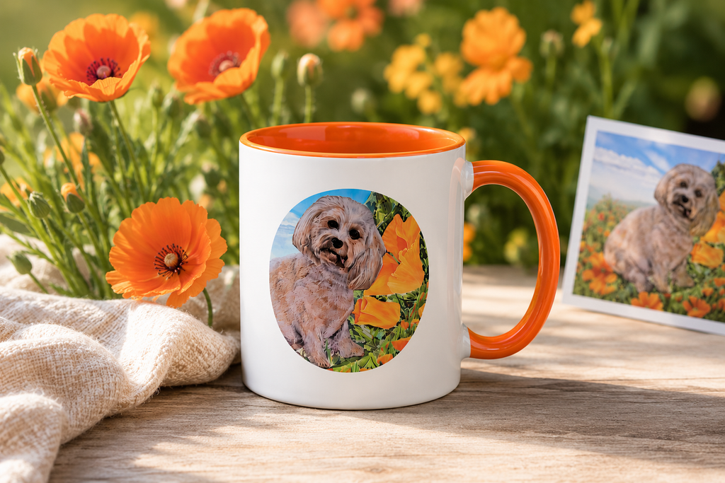 Mug : Le chien orange Farnaz