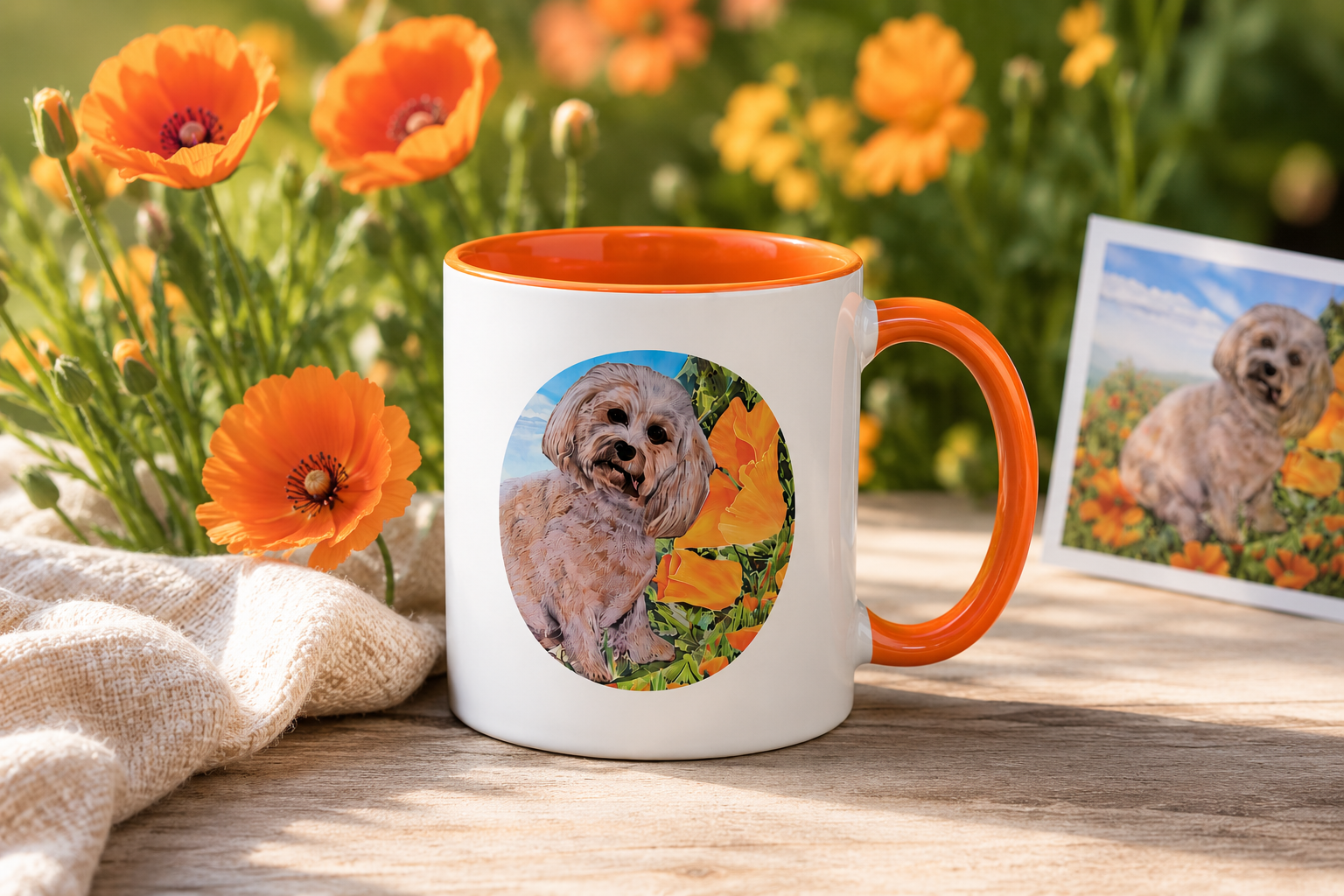 Mug : Le chien orange Farnaz