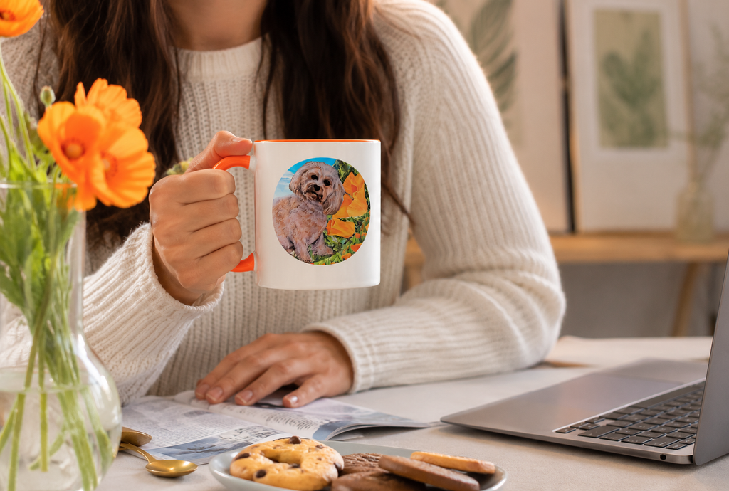 Mug : Le chien orange Farnaz