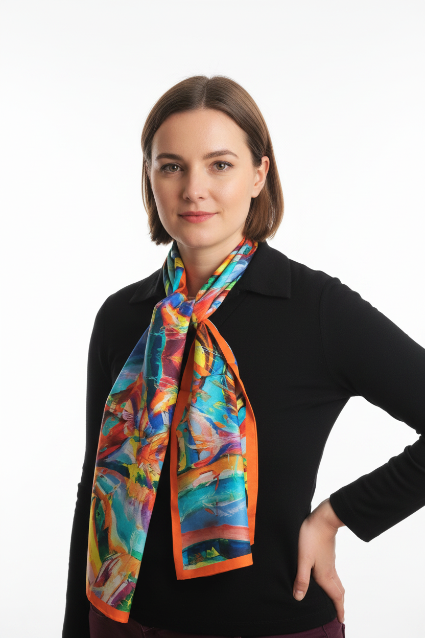 Foulard Arbre de Vie – Photo portée studio