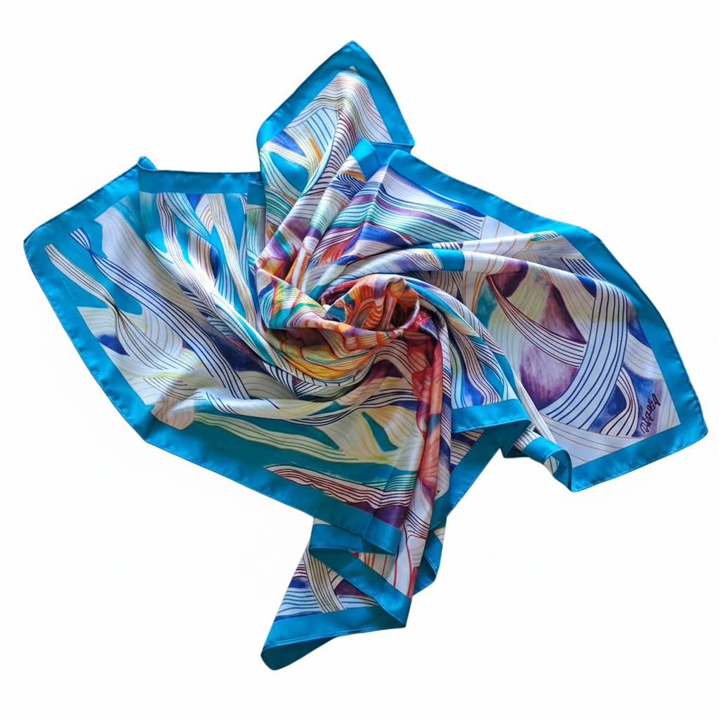 Foulard – fond blanc uniquement