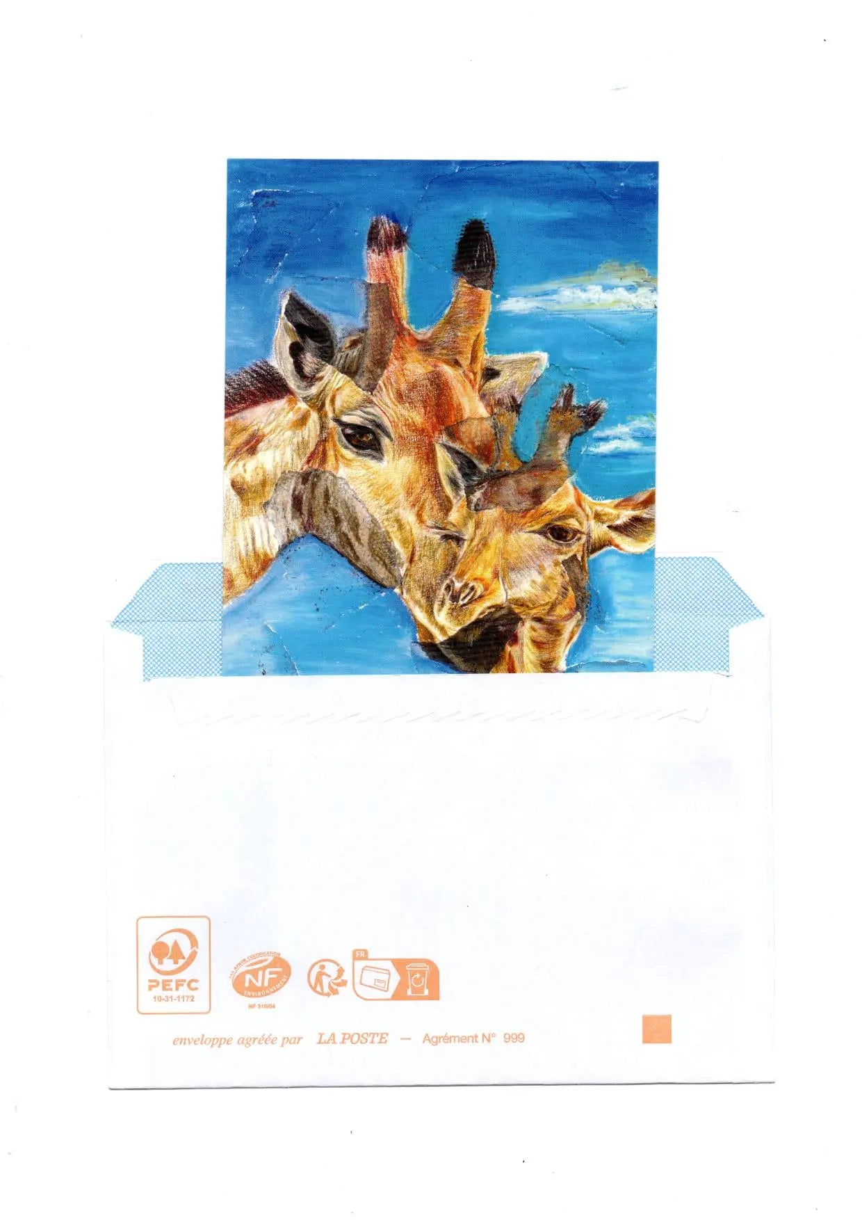 carte postale : Les Girafes Farnaz