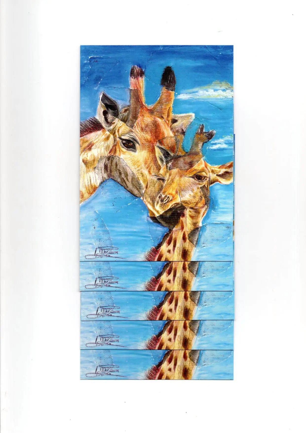 carte postale : Les Girafes Farnaz