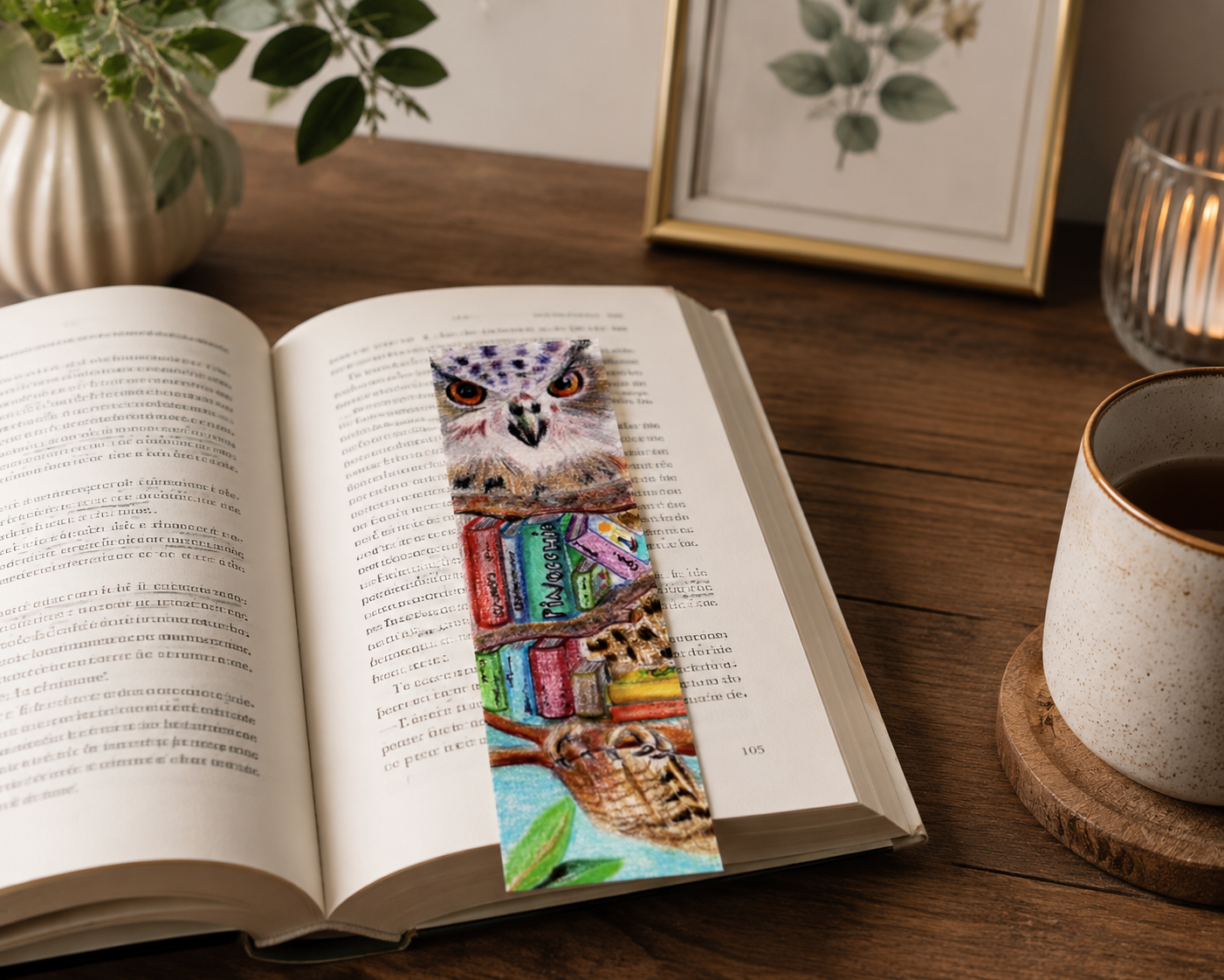 Marque-page : Hibou Farnaz