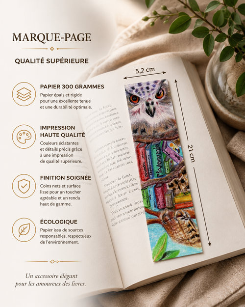 Marque-page : Hibou Farnaz