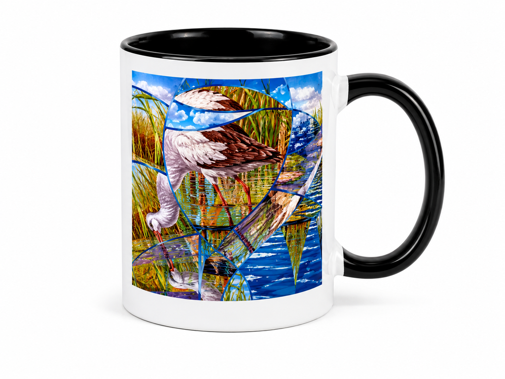 Mug : La cigogne en fraction
