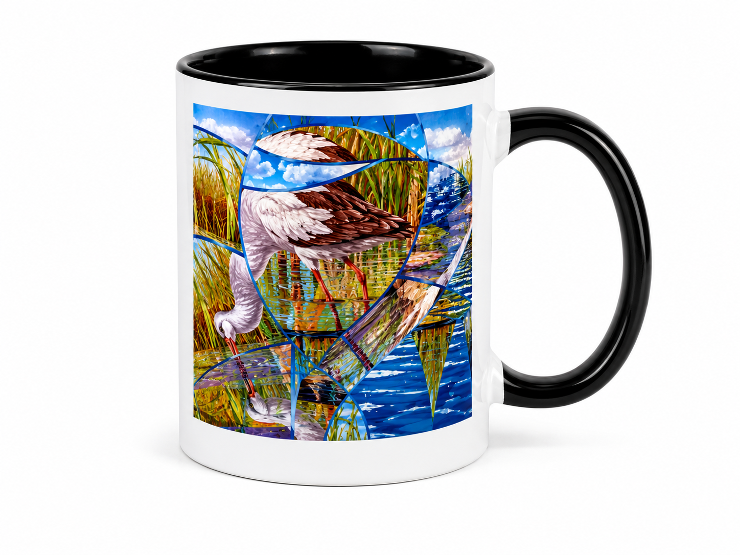 Mug : La cigogne en fraction