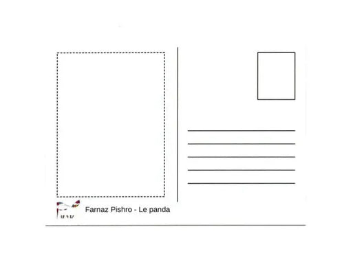 Carte postale : Le Panda Farnaz