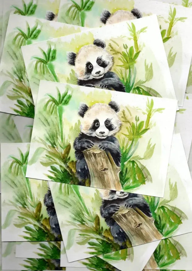 Carte postale : Le Panda Farnaz