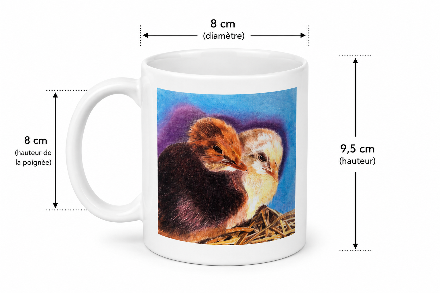 Mug : Les poussins Farnaz