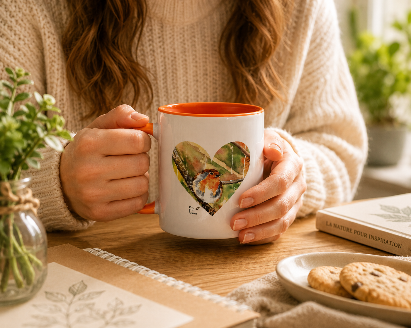 Mug : Le rouge-gorge Farnaz