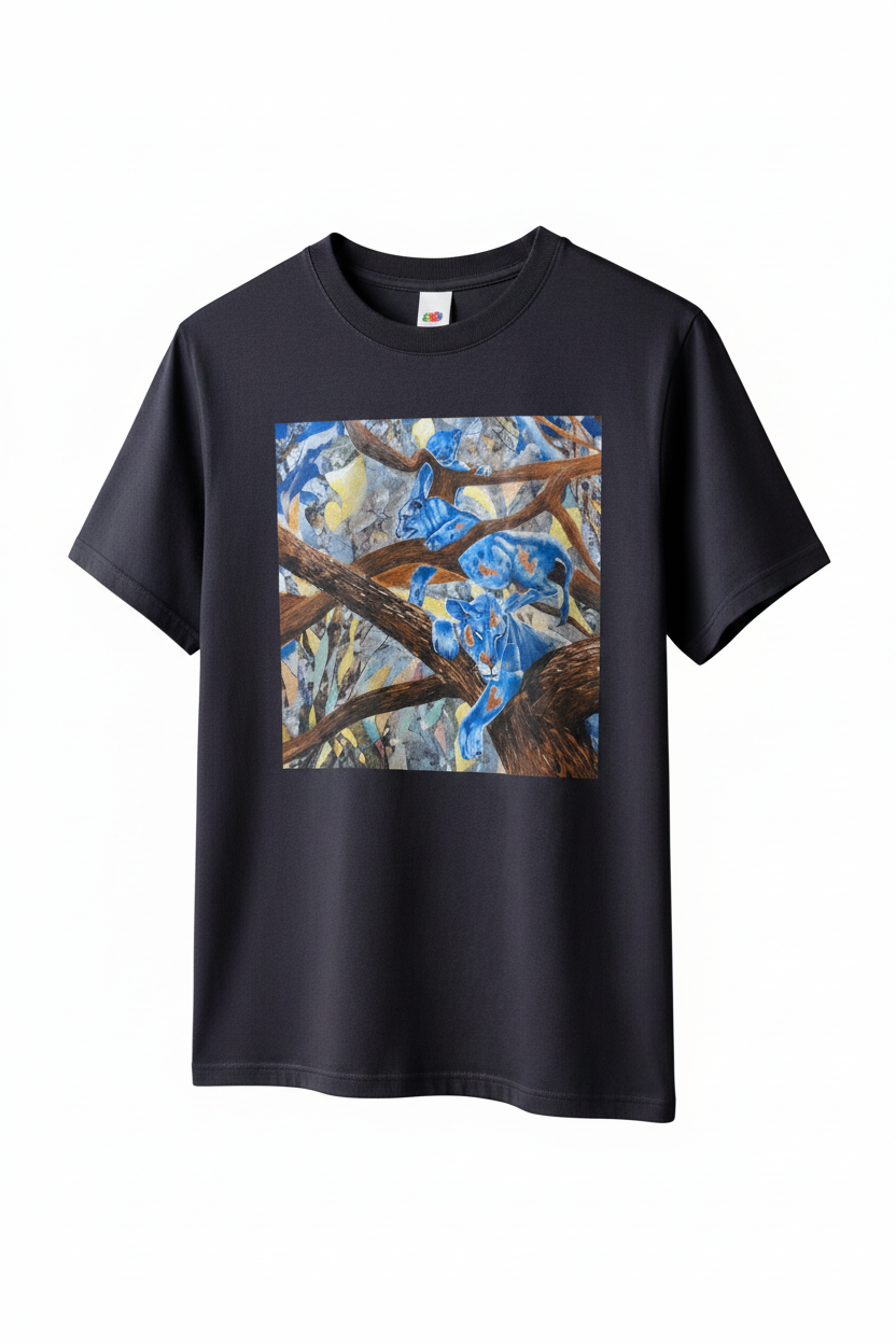 T-shirt Les Lions Bleus – Photo commerciale