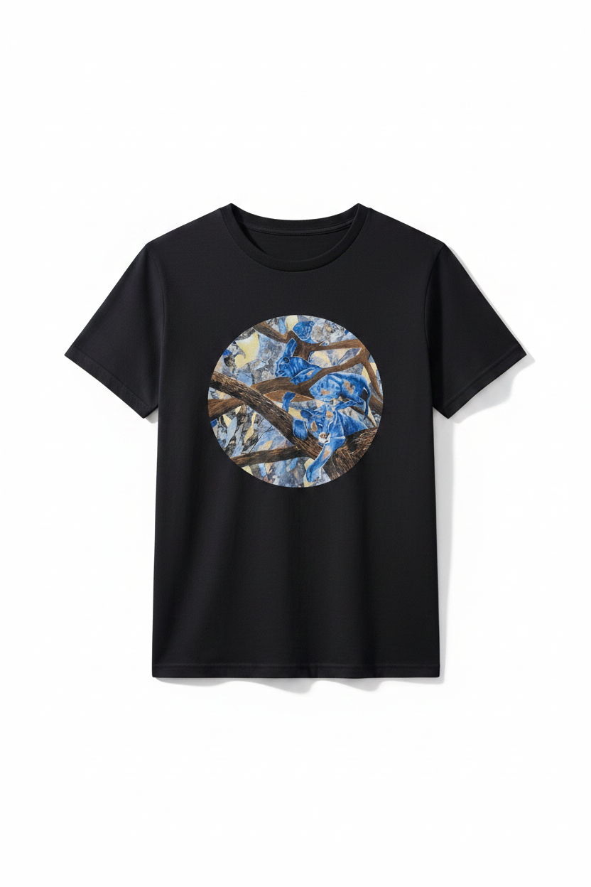 T-shirt Lions Bleus – Vue de face