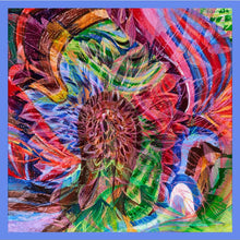 Load image into Gallery viewer, Châle en pongé de soie imprimé FARNAZ - DAHLIA
